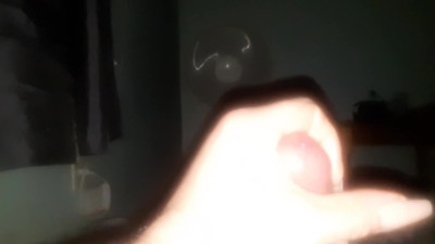 sissy stroking cock till big cumshot