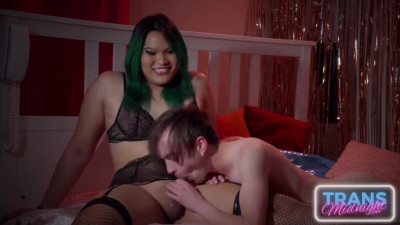 Asian Trans Angel Genesis Green Loves Turning On