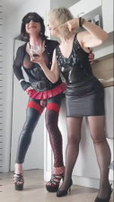 Dirty fluids from crossdresser and woman