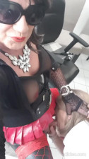 Sucking lesbian crossdresser slut