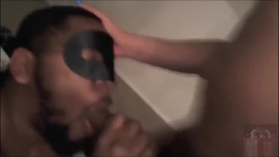 Busty ebony shemale fucking a lucky guy