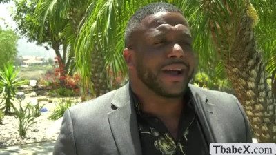 juggs brazilian shemale takes blackcock for racial butt