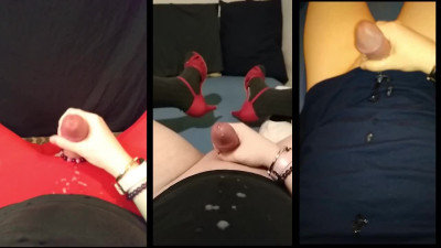 Sissy cumshot compilation