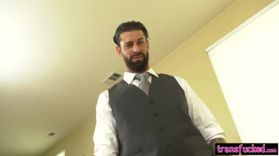 Big cock boyfriend sucked shemales big cock and fucked her tight asshole