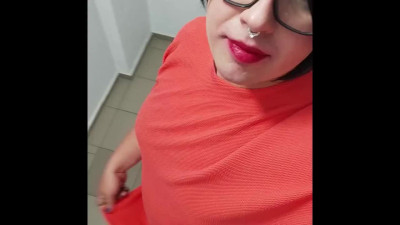 Russian sissy crossdresser solo