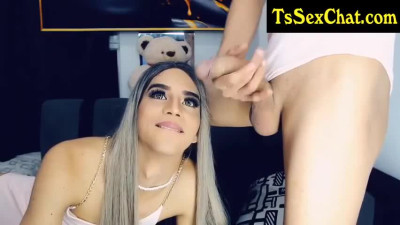thin gets butt banging by her shemale friend