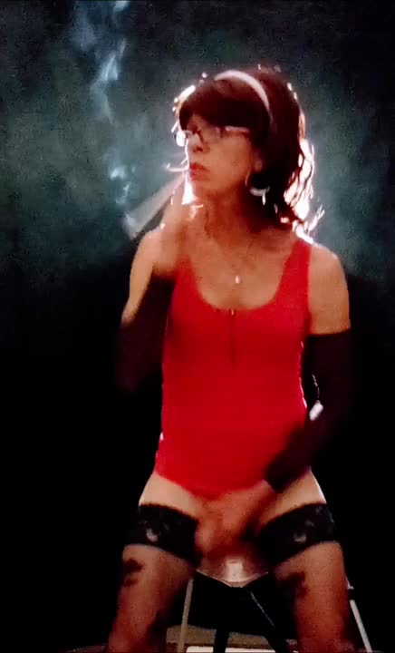 Watch Sissy Smoking her VS 240 riding her monster dildo Shemale Porn Videos | TranSexBig.