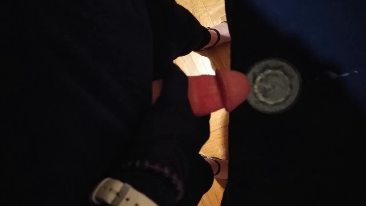 Watch Quick cumshot with gloves  into a small glass Shemale Porn Videos | TranSexBig.