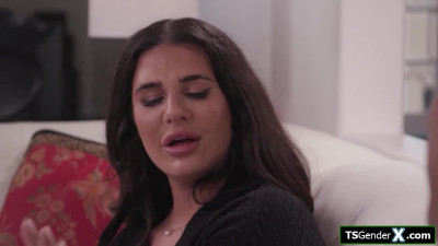 TS babysitter Bailey Archer is rimmed and barebacks her boss