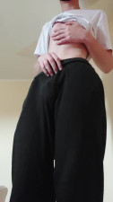 18yo home alone femboy gets horny