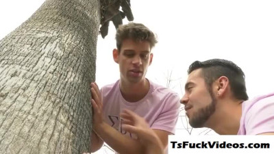 shemale student kate zoha facefucks a dude with is bare