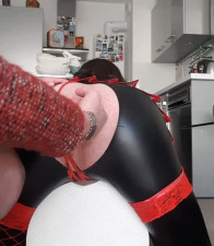 Anal pussy close-up