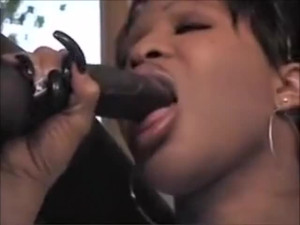 Short haired shemale tit fucked then has anal on the couch