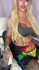 Blonde Cums In Mighty Morphin Shorts