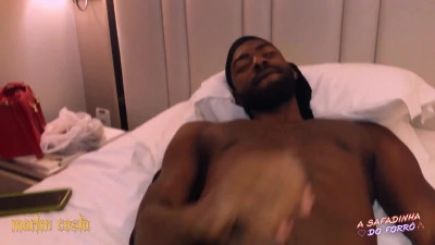 pretty tgirl white fucked by her blackcock at a resort
