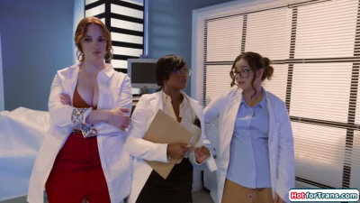 Three trandroids are sexually on the loose n fuck scientists