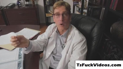 tgirl nurse chelsea marie barebacks with facefucks a ph