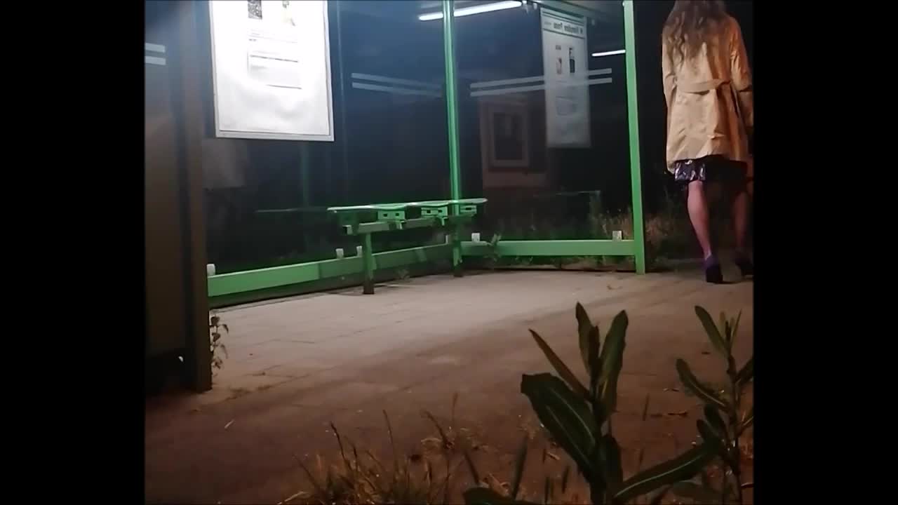 Watch Bella at the bus stop Shemale Porn Videos | TranSexBig.