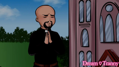 Horny Father Sucks Thaysa Lopes Feet Before Taking Her Shemale Cock