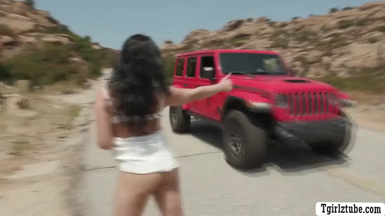 Watch Fuck my ass in return for a free road ride! Shemale Porn Videos | TranSexBig.