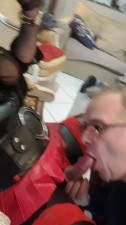 Kinky daddy loves CD cock