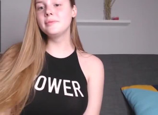 beautiful red hair and beautiful boobs