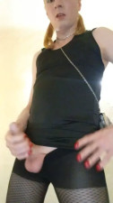 Helga Wanking Solo [Long Haired Blonde Crossdresser] - [2025-05-05]