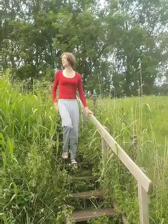 Watch Annemieke in red lingery outdoor in public giving blowjob Shemale Porn Videos | TranSexBig.