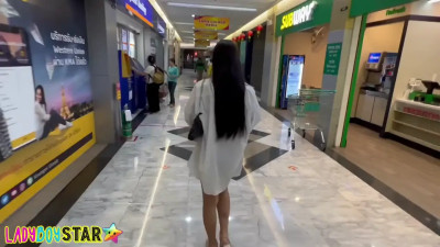 Ladyboystar - Super hot Thai ladyboy tastes my dick and lets me fuck her in POV