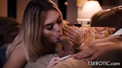 TS Girl Emma Rose Trades Assfucks With A Man