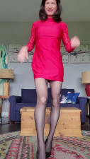 Red dress
