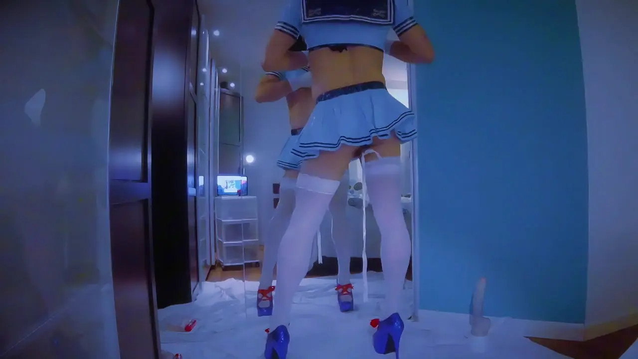 Watch Sailor - PVC Outfit (enhanced) Shemale Porn Videos | TranSexBig.