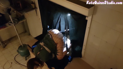 Trans nurse gets trapped and needs to fuck her way out