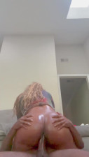Karesha gets smashed by delivery driver