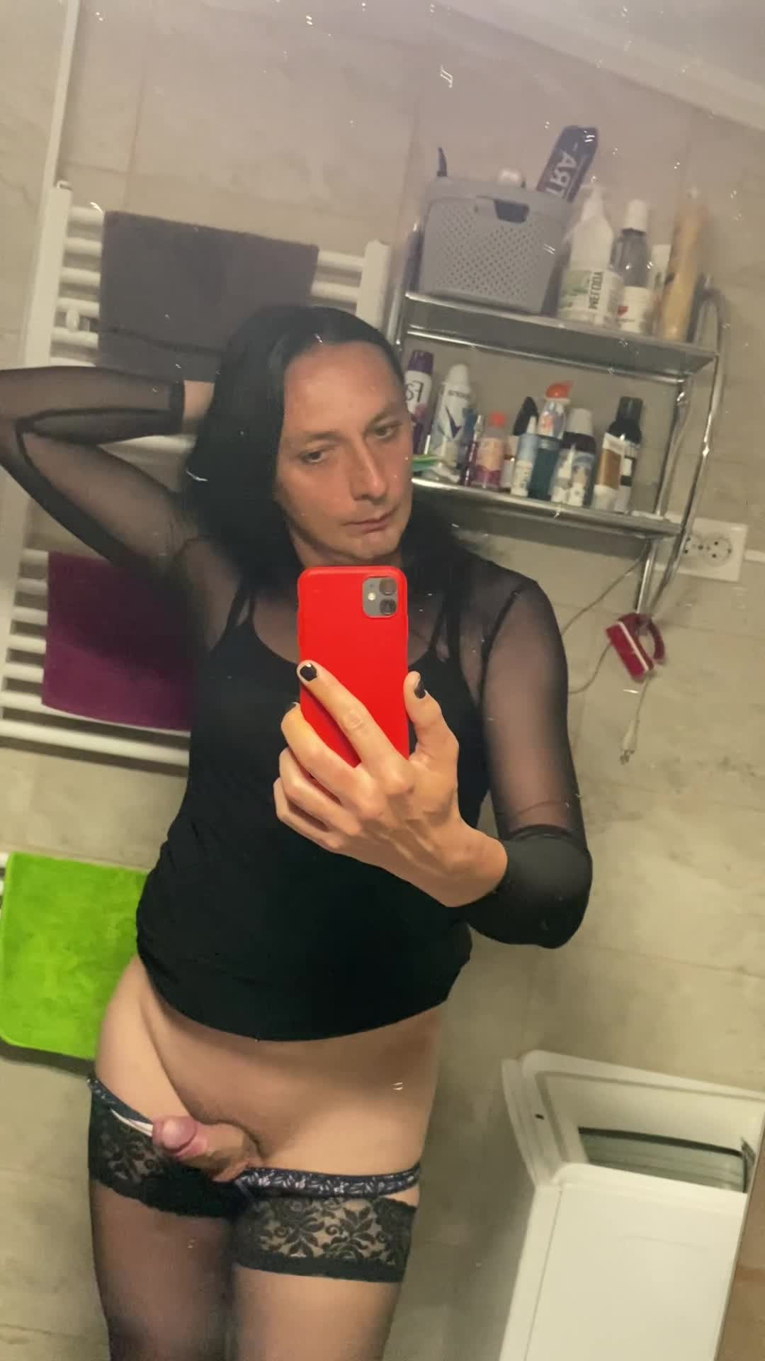 Watch Mature Crossdresser in Bathroom Shemale Porn Videos | TranSexBig.