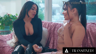 Trans Babe Passionately Fucks Her Model