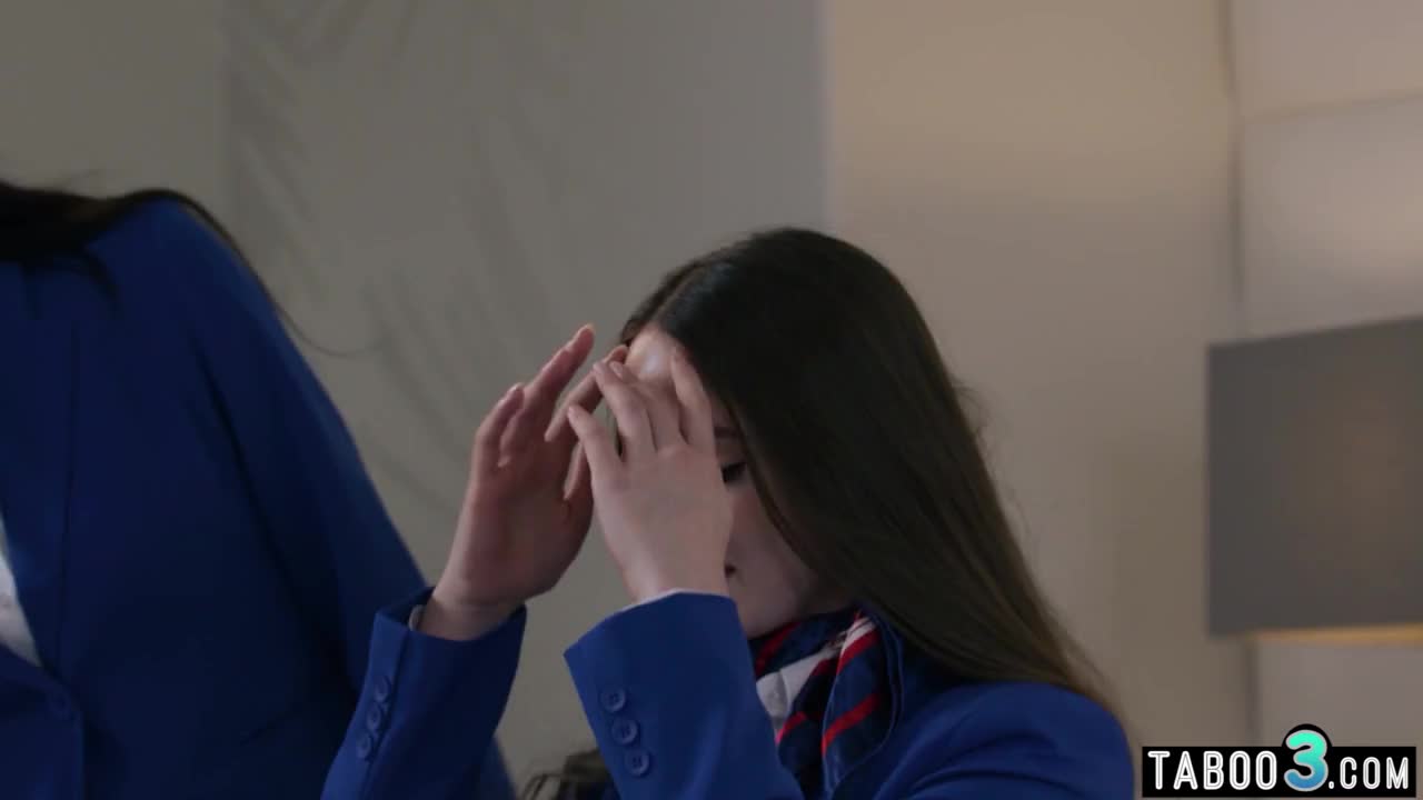 Watch Latina tranny Zariah Aura fucked a big boobed flight attendants hairy pussy Shemale Porn Videos | TranSexBig.