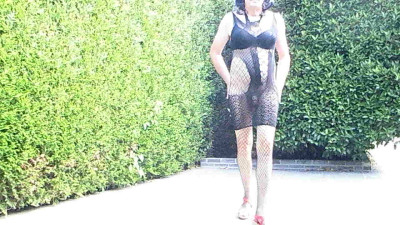 Kiana black sheer dress