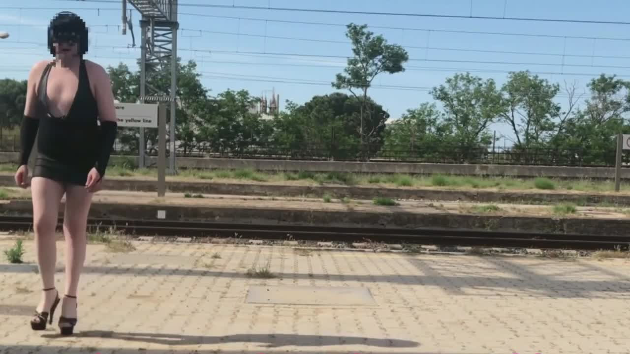 Watch train station slutwalk public whore exposed compilation Shemale Porn Videos | TranSexBig.