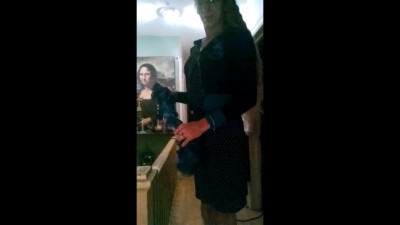 SUNSHINE After Work Squirts blue w polkadots dress