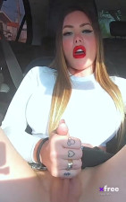 TS Jerking off & Cum in Public #3