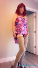 Pantyluvn sissy lil devil