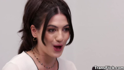 Ariel Demure comes in and starts fucking Megan Mistakes right then and there