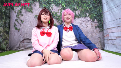 Momo and Aira Cosplay