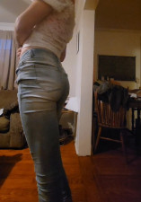 Femboy sissy in tight jeans
