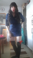 Blue dress