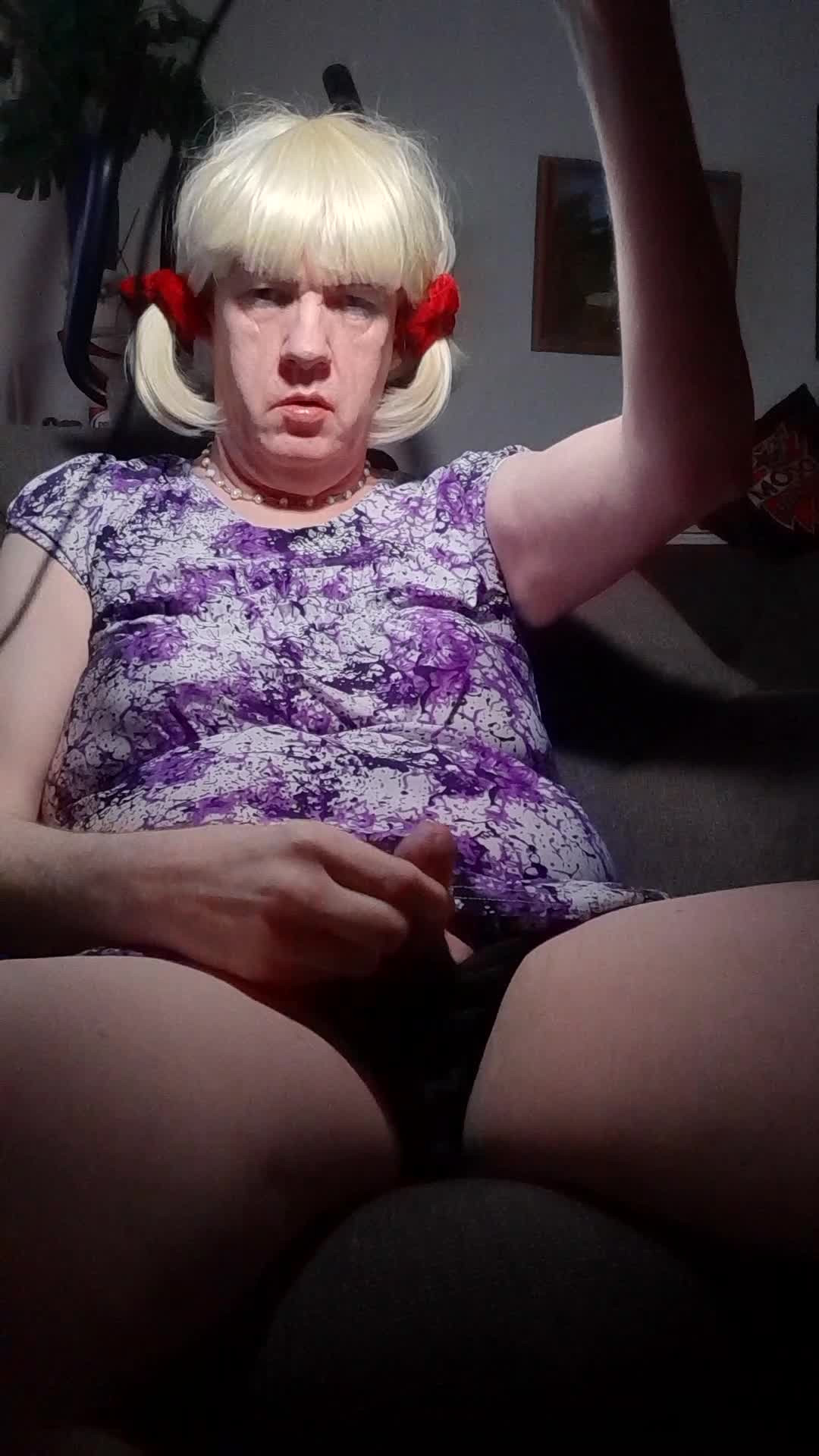 Watch Purple/white dress Shemale Porn Videos | TranSexBig.