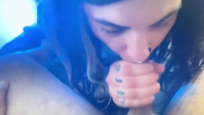 Naughty Trans Girl Gives Stranger a Magic Blowjob