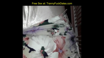 Sissy and her flowery skirt with shiny lining 13321747