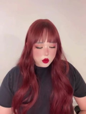 gorgeous asian beautiful makeup redhair shemale webcam jerk off